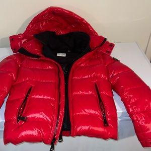 RED MATTE SAM BOYS COAT